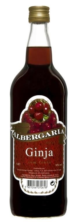 LICOR GINJA C/FRUTO 1L CX6 ALBERGARIA